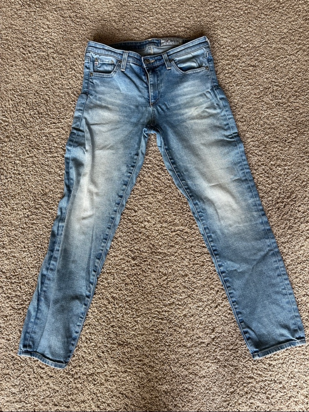 Ag Adriano Goldschmied Washed Denim Jeans